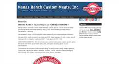 Desktop Screenshot of manasmeats.com